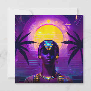 Carte Pharaon Synthwave