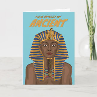 Carte Pharaon Tutankhamon Pas Ancien Anniversaire