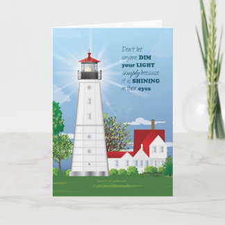 Carte Phare Brillez Votre Lumière