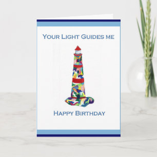 Carte Phare d'anniversaire