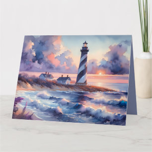 Carte Phare de Cape Hatteras sur Sunset Coastline