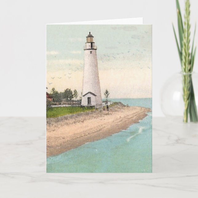Carte Phare de Fort Gratiot (Devant)