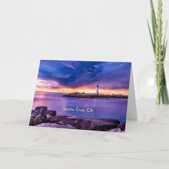 Carte Phare de père Noël Cruz, CA (Devant)