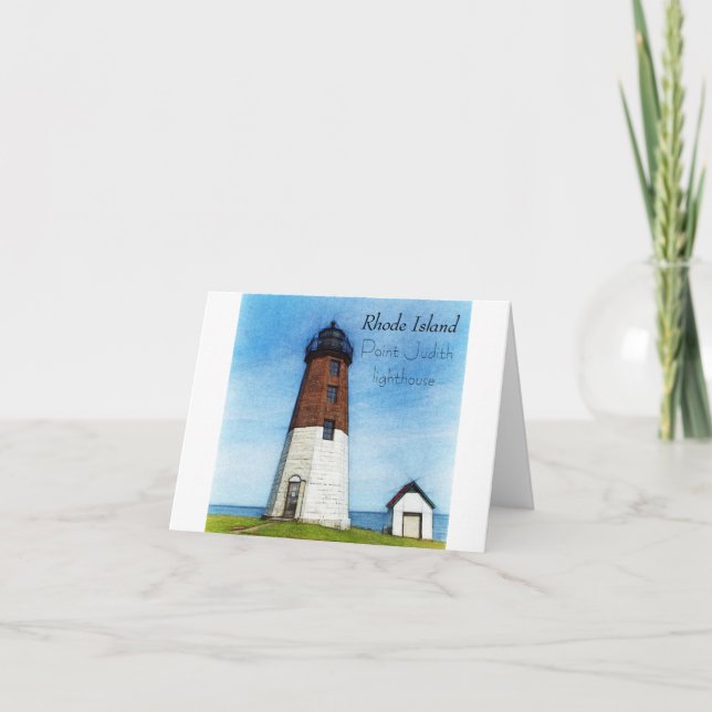 Carte Phare de Point Judith Rhode Island (Devant)