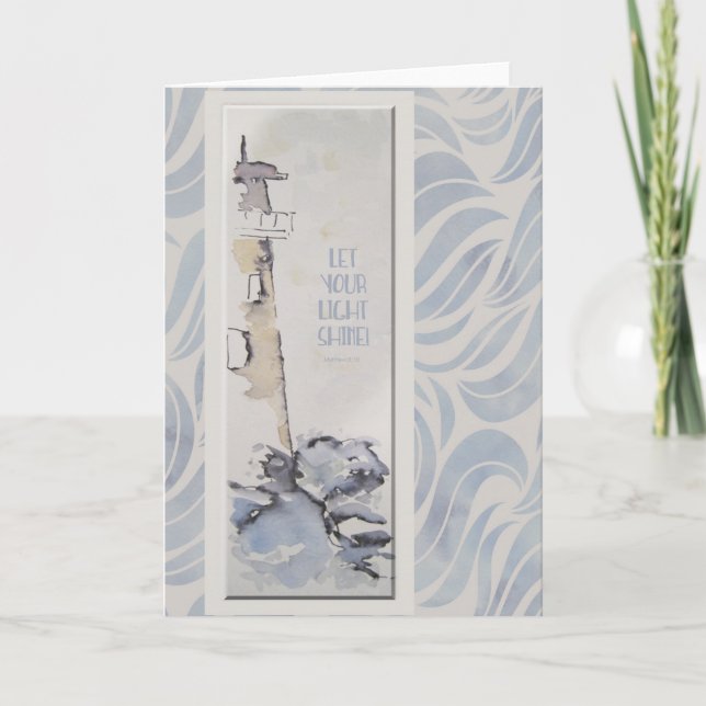 Carte Phare—Laissez votre lumière briller ! (Devant)