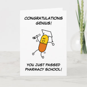 Carte Pharmacy Graduation Greeting Card