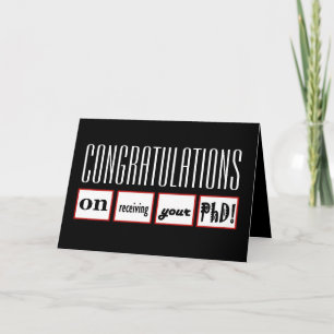 Carte PhD Degree CUSTOM