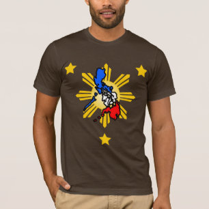 carte philippine avec le T-shirt de 3 étoiles