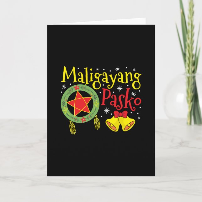 Carte Philippines Noël philippin Maligayang Pasko (Devant)