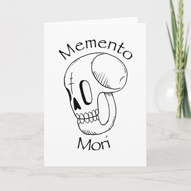 Carte Philosophie de Memento Mori Stoic (Devant)