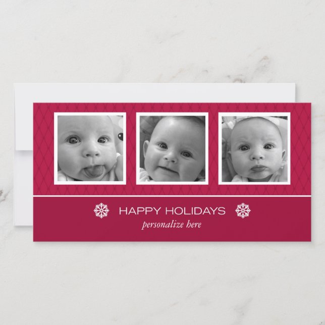 Carte photo 3 horizontal (Devant)