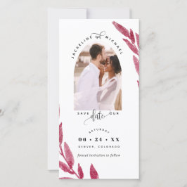 Carte Photo Arch, Mariage Berry Enregistrer La Date Sign