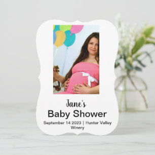 Carte Photo baby shower personnalisée