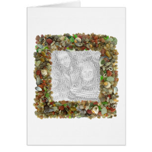 Carte photo carré d'agate