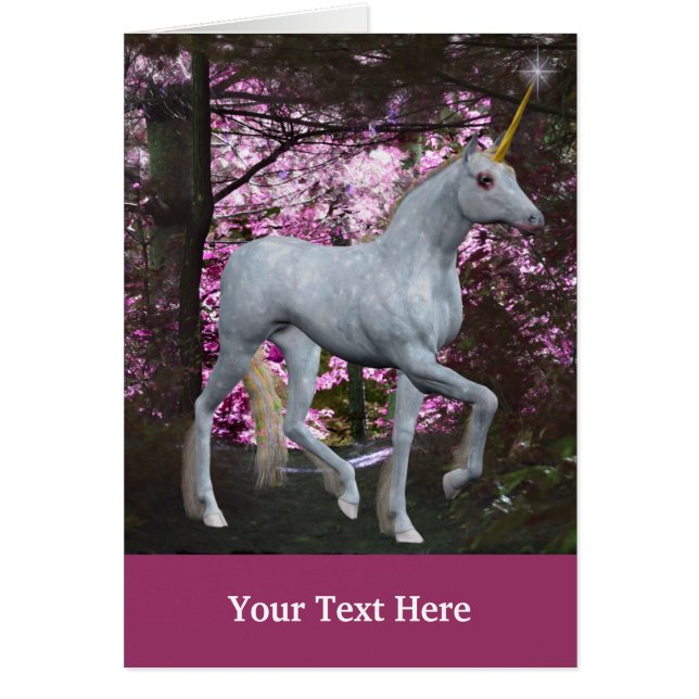 Carte photo Cheval de l'Imaginaire de la forêt de  (Devant)