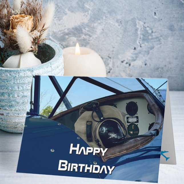 Carte Photo cockpit de l'avion, Pilote de l'aviation Coo (Créateur téléchargé)