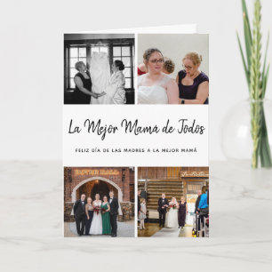 Carte Photo Collage Tarjeta del Día de las Madres