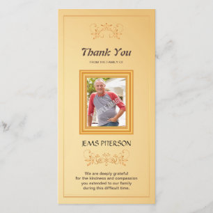 Carte photo commémoratif de Merci