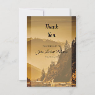 Carte photo commémoratif de Merci