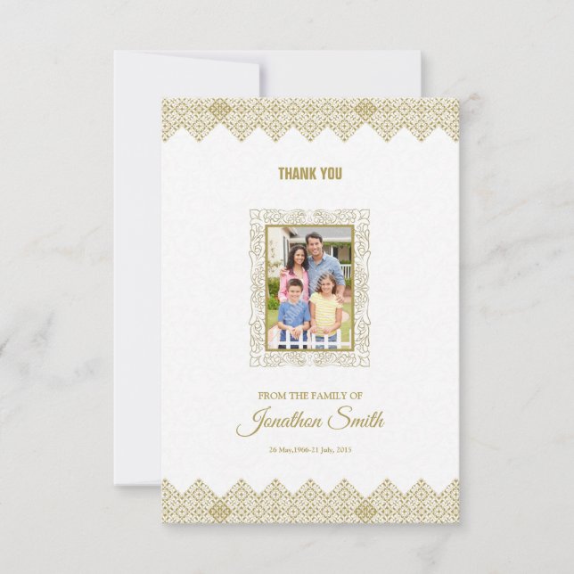 Carte photo commémoratif de Merci (Devant)