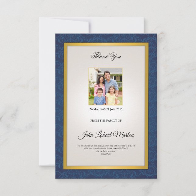 Carte photo commémoratif de Merci (Devant)