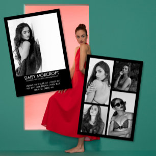 Carte photo comp Acteur de modèle professionnel mo