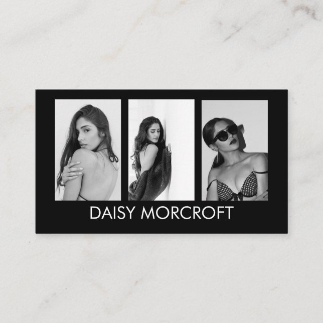 Carte photo comp Acteur de modèle professionnel mo (Devant)