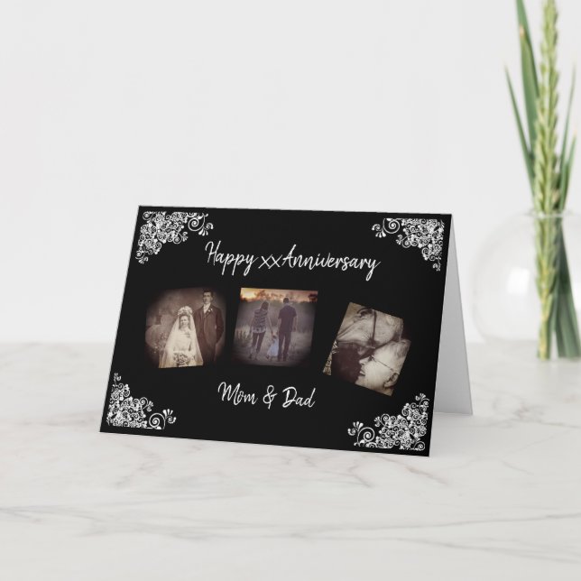 Carte photo d'anniversaire personnalisé (Devant)