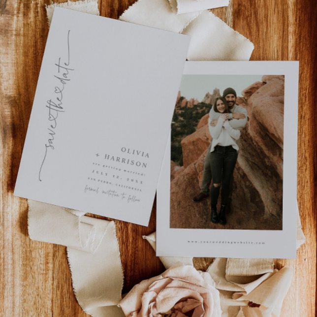 Carte photo d'annonce de date de sauvegarde de scr (Créateur téléchargé)