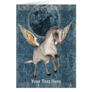 Carte photo d'art de cheval d'imaginaire de
