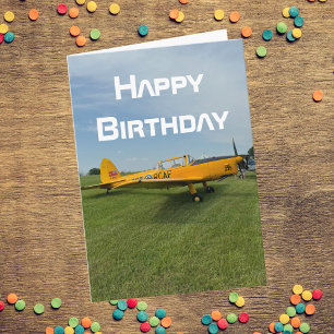 Carte Photo d'avion, Cool Aviation Anniversaire