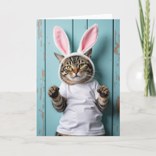 Carte photo de chat mignon de printemps