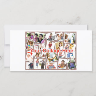 Carte photo de collage