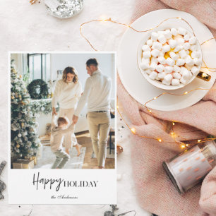 Carte Photo de famille moderne   Joyeux Fêtes