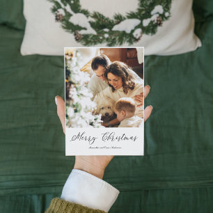 Carte Photo de famille moderne   Joyeux Noël