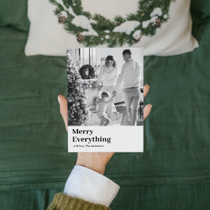 Carte Photo de famille moderne Joyeux tout Vacances