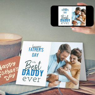 Carte photo de fête des pères pour Best Daddy Ever