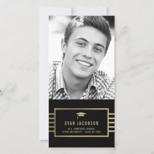Carte photo de graduation de la Casquette d'or MOD