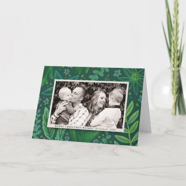 Carte photo de jour férié des verts peintres (Devant)