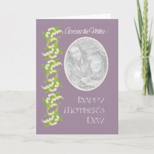 Carte photo de la Fête des mères Lily Mauve de l'a