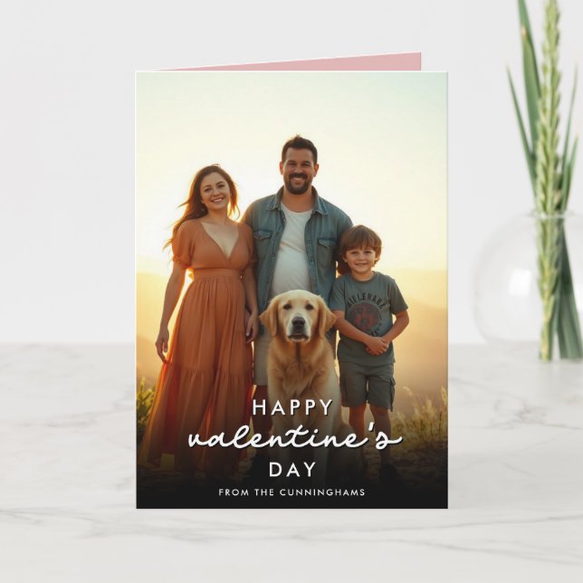 Carte Photo de la Journée des Valentines (Devant)