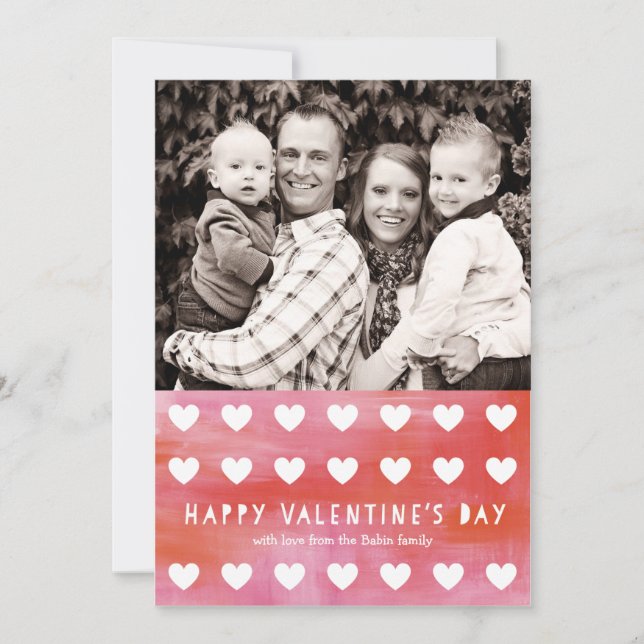 Carte photo de la Journée des Valentines pour la c (Devant)