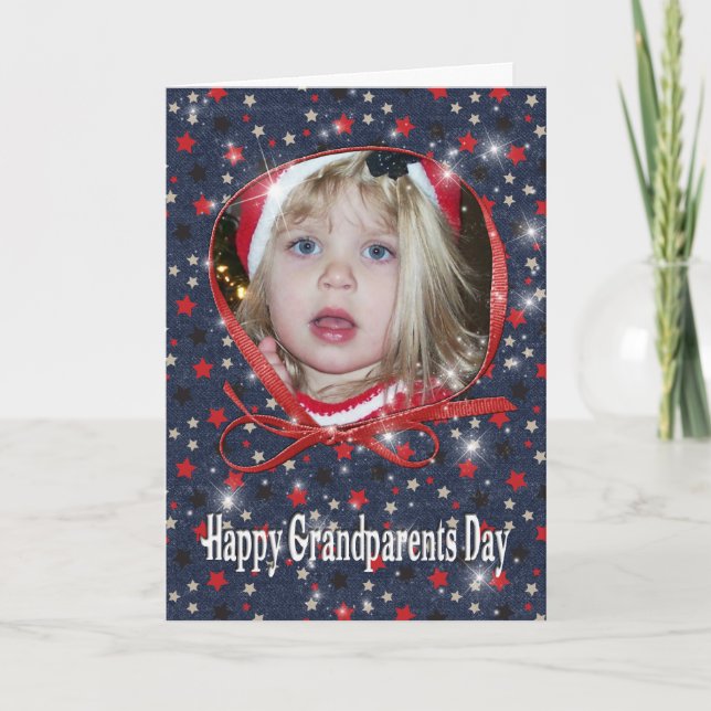 Carte photo de la journée Starry Grand-parents (Devant)