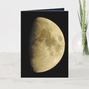Carte Photo de la lune, regarder la même lune