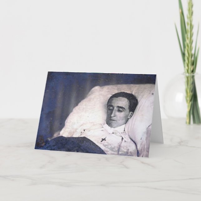Carte Photo de la mort de l'ère victorienne (Devant)