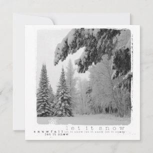 Carte photo de la photographie de Noël