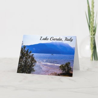 Carte Photo de la plage extraordinaire du lac de Garde, 