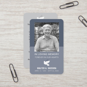 Carte photo de la prière funéraire funéraire