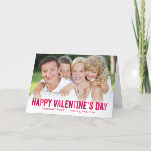 Carte photo de la Saint-Valentin aux couleurs joye