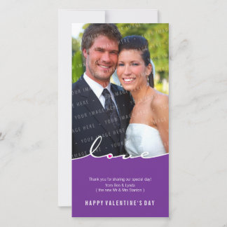 CARTE PHOTO DE LA SAINT-VALENTIN :: love divise 8P